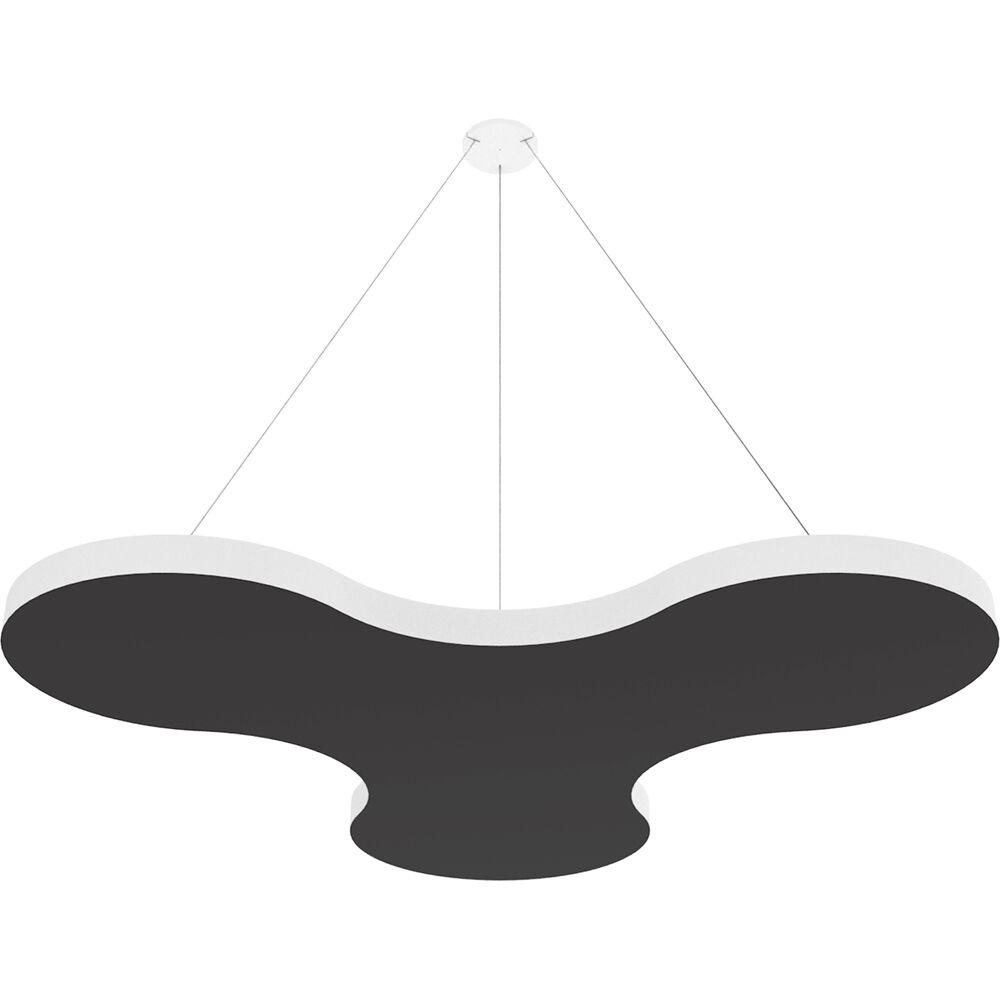 Vicoustic ViCloud VMT Flat (Pétalo, Negro, 4 Piezas) - Solución Acústica Ligera y Suspendida