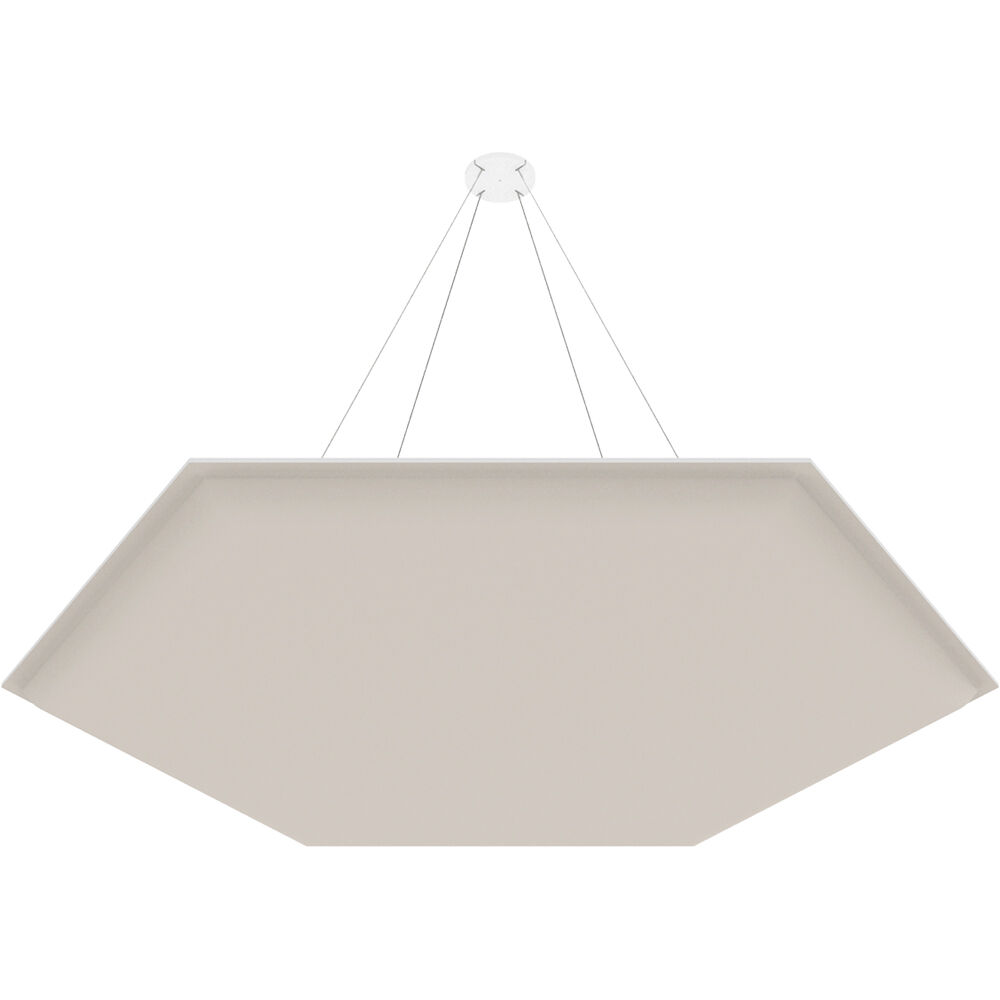 Vicoustic ViCloud VMT 3D (Hexágono, Gris Claro, 4 Piezas) - Solución Acústica Suspendida Ligera