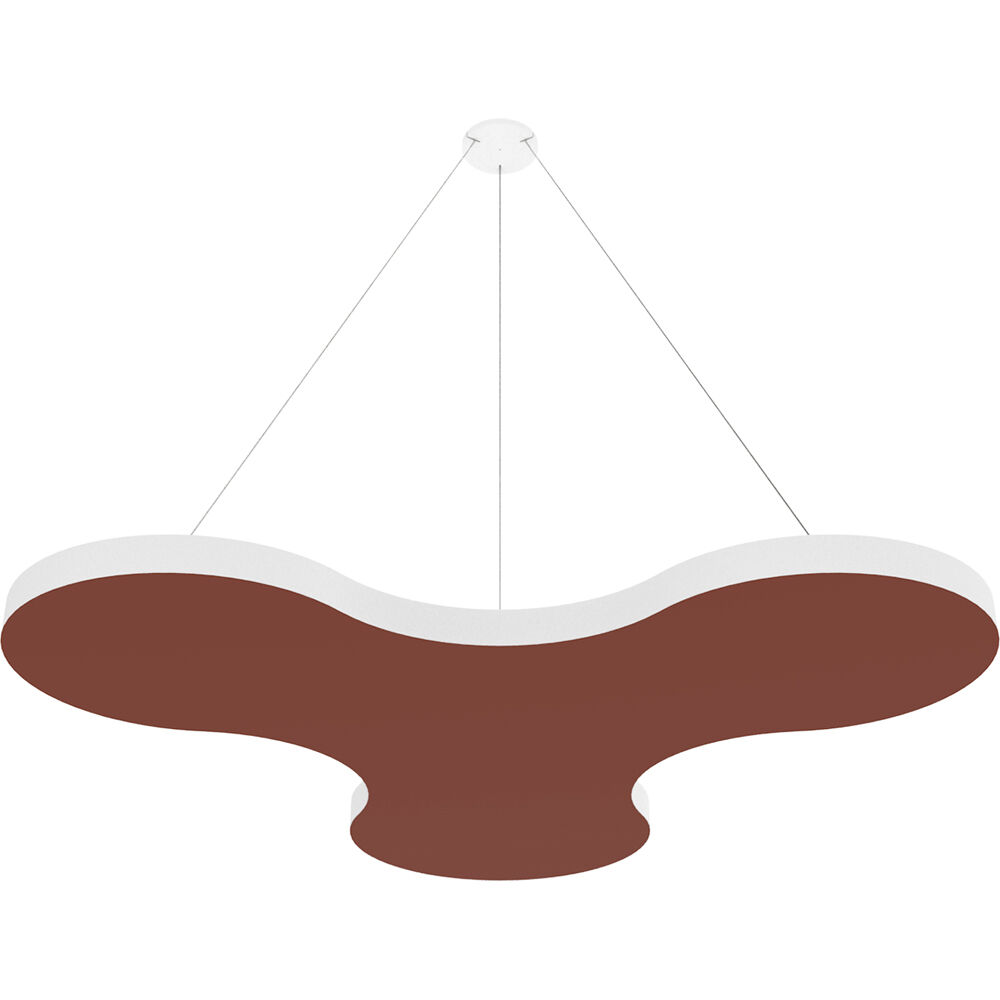 Vicoustic ViCloud VMT Flat (Pétalo, Marrón, 4 Piezas) - Solución Acústica Suspendida Ligera