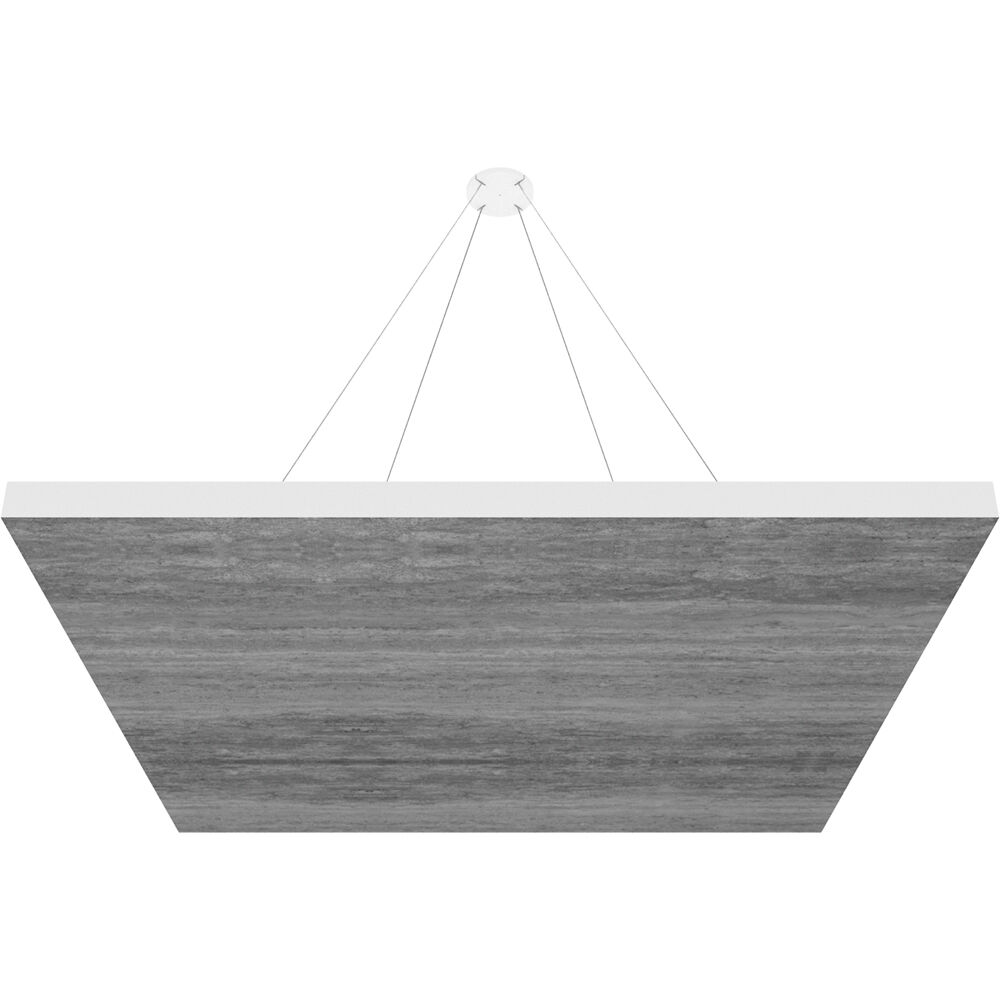 Vicoustic ViCloud VMT Flat (Cuadrado, Concreto, Patrón 3, 4 Piezas) - Solución Acústica Ligera y Sus