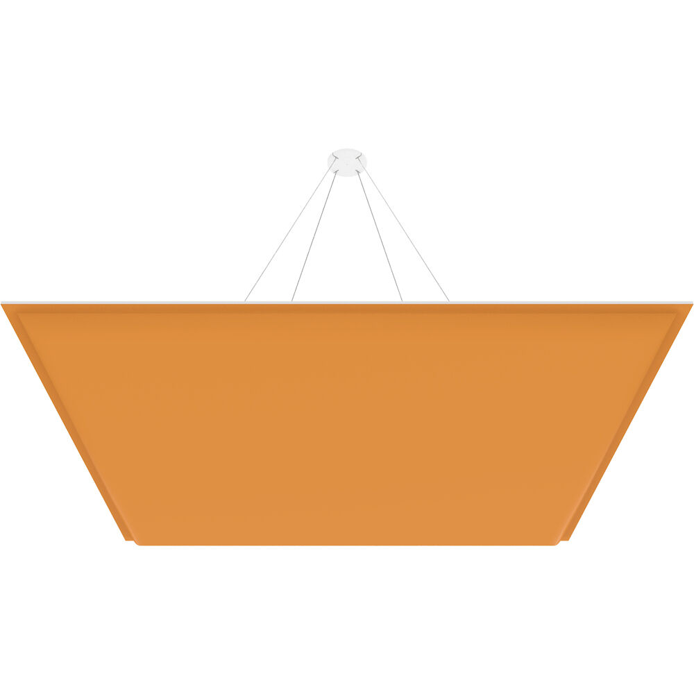 Vicoustic ViCloud VMT 3D (Cuadrado, Naranja Calabaza, 4 Piezas) - Solución Acústica Ligera y Suspend