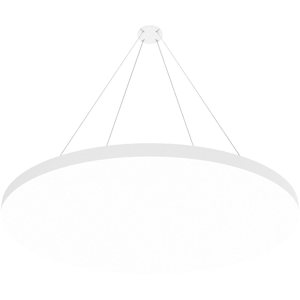 Vicoustic ViCloud VMT Flat (Redondo, Blanco  l, 4 Piezas) - Solución Acústica Ligera que Absorb