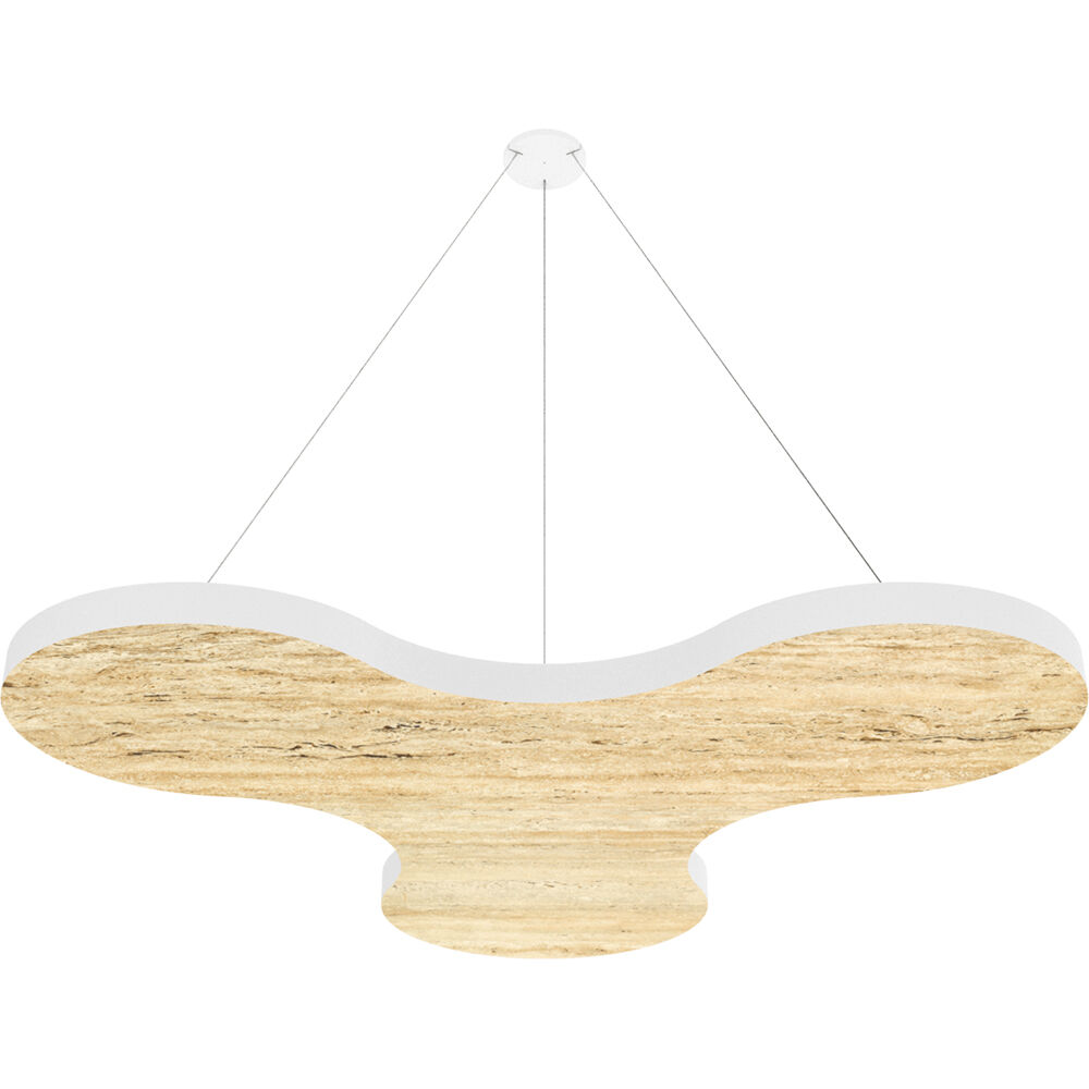 Vicoustic ViCloud VMT Flat (Pétalo, Piedras  les, Travertino Clásico, 4 Piezas) - Solución Acús