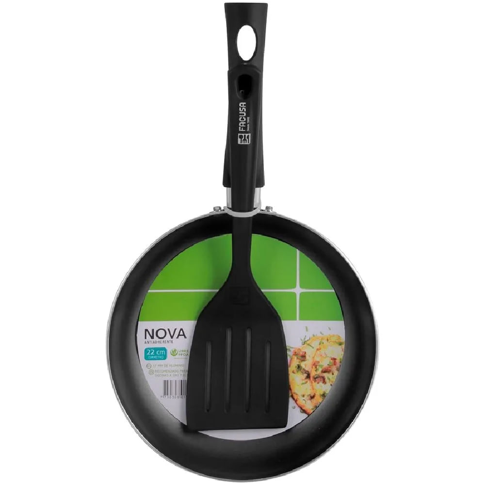 Sarten Antiad. Nova 18Cm +Espat. Nylon 4 - Facusa 75254019