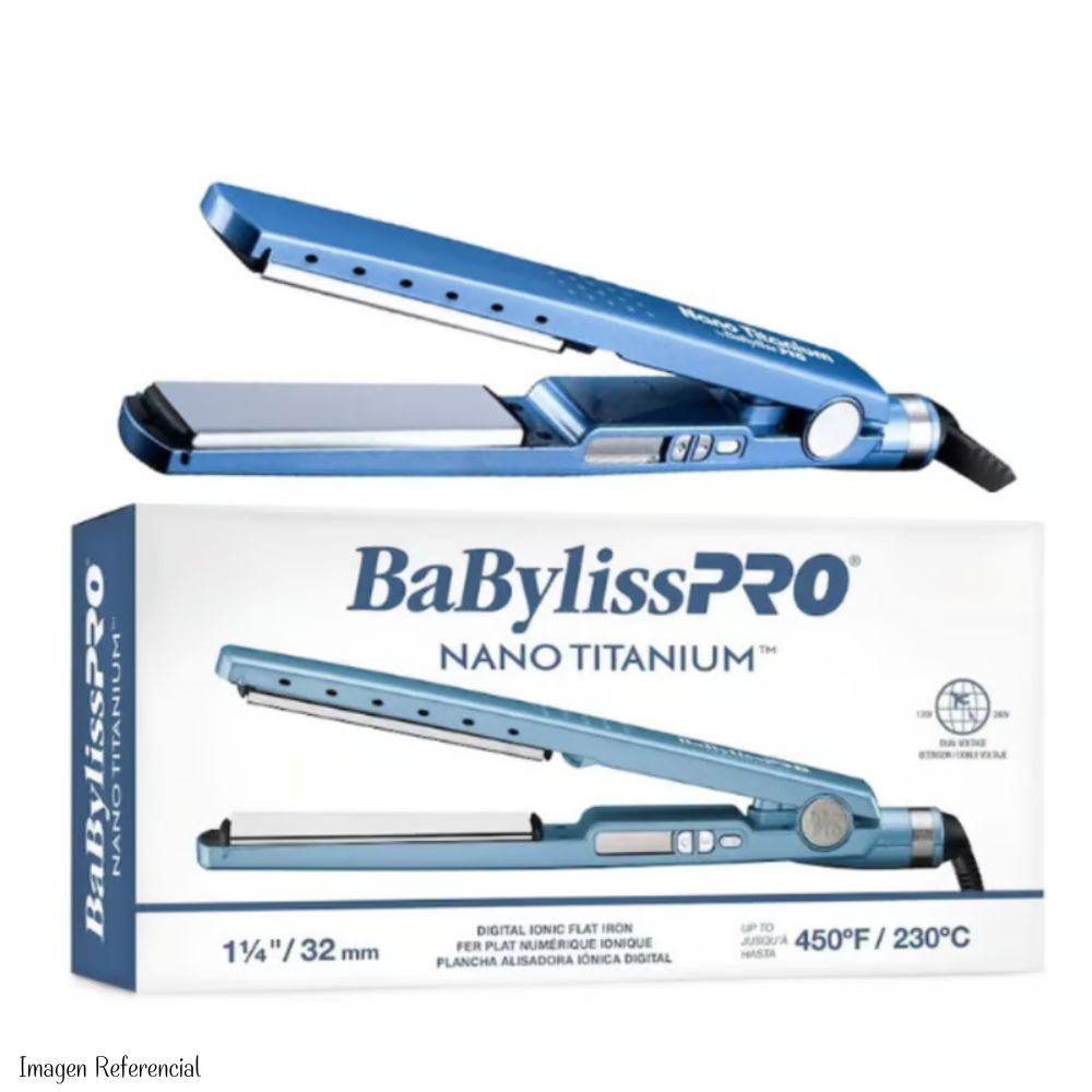 Combo Babyliss Plancha Pro Nano Titanium 32mm + Rizador Pro Nano Titanium 25mm