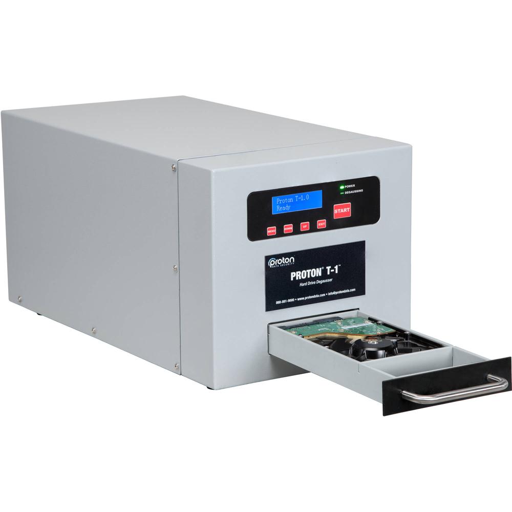 Desmagnetizador de Disco Duro Proton Data T-1: Compacto, Portátil y Cumple Normativas NIST, HIPPA, P