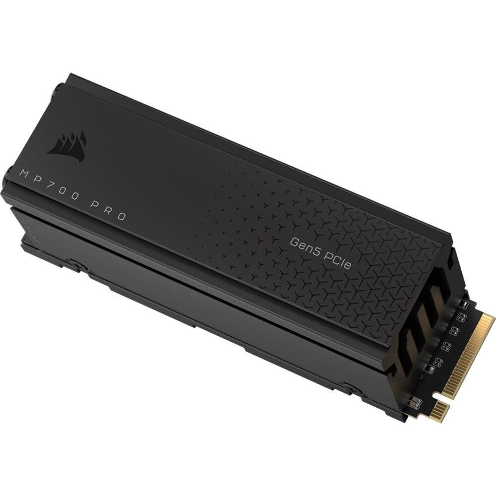 Corsair 4TB MP700 PRO NVMe PCIe 5.0 M.2 SSD Interno con Refrigeración por Aire - 12,400 MB/s Lectura