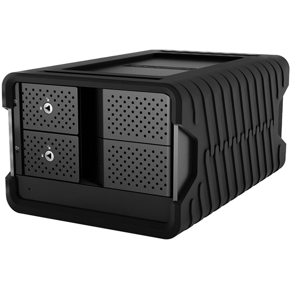 Glyph Technologies 24TB Blackbox PRO RAID 2-Bay Array (2 x 12TB, USB-C 3.2 Gen 2) - RAID 0, 1, JBOD,