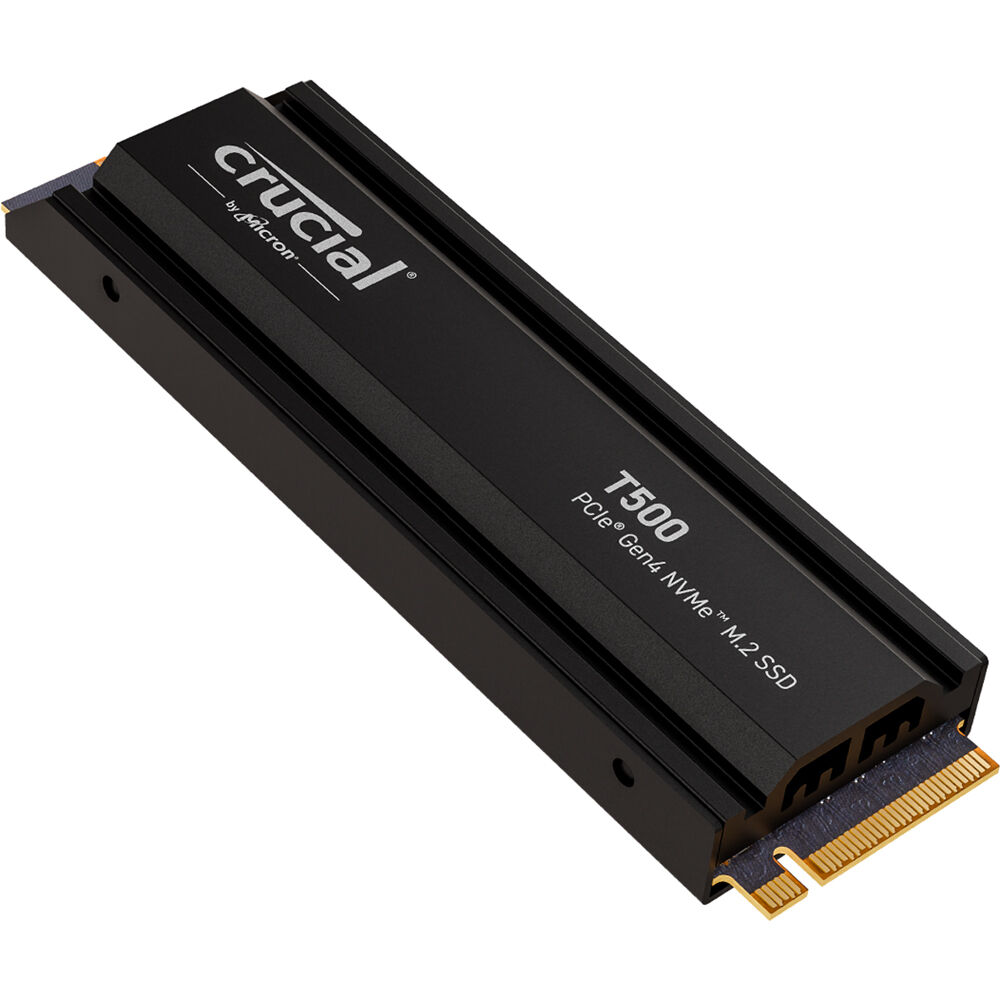 Crucial 1TB T500 SSD Interno M.2 2280 PCIe 4.0 x4 con Disipador de Calor - Lecturas Secuenciales has