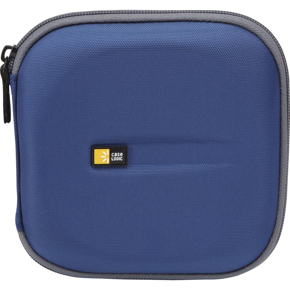 Funda Case Logic para CDs (Azul) - Almacena y Protege hasta 24 CDs o DVDs con Fundas de Polipropilen