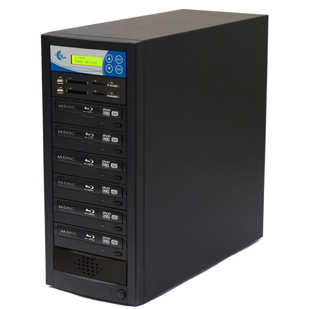 EZ Dupe Duplicador de Medios 5-Copias - Copiadora de BD/DVD a Flash/Disco