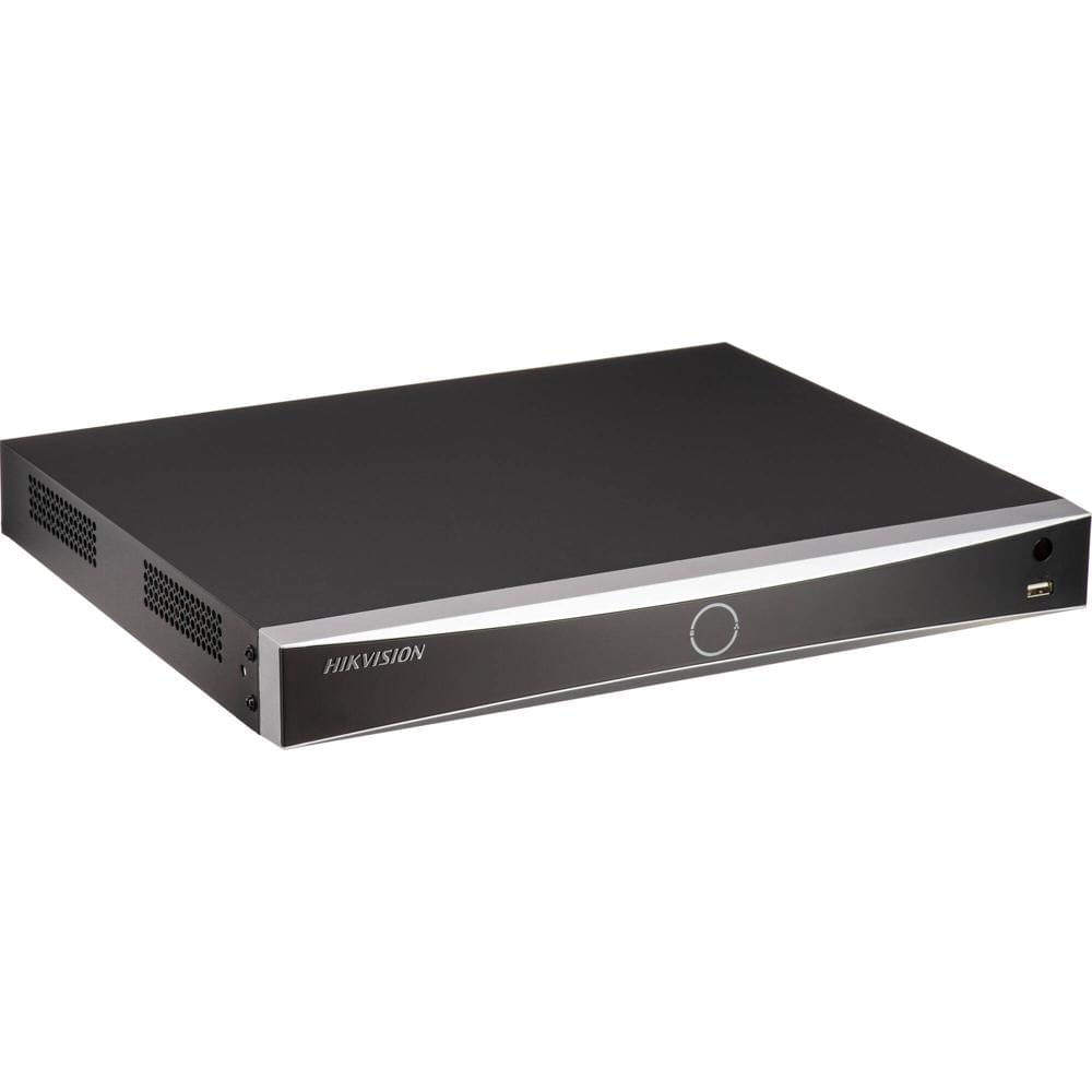 Hikvision AcuSense DS-7608NXI-K2/8P NVR de 8 Canales 12MP con 2TB HDD, Soporte para 8 Cámaras, Audio