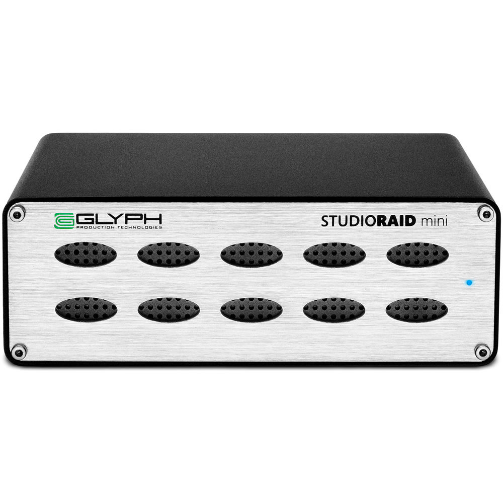 Glyph Technologies StudioRAID mini 8TB 2-Bay USB 3.0 RAID Array (2 x 4TB HDD) - Almacenamiento Rápid