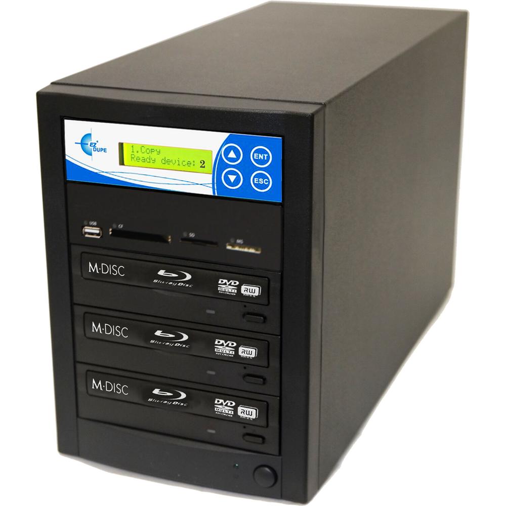 EZ Dupe Media Mirror: Duplicador de Flash Media y Copiadora de 1 a 2 Discos con Soporte para CD, DVD