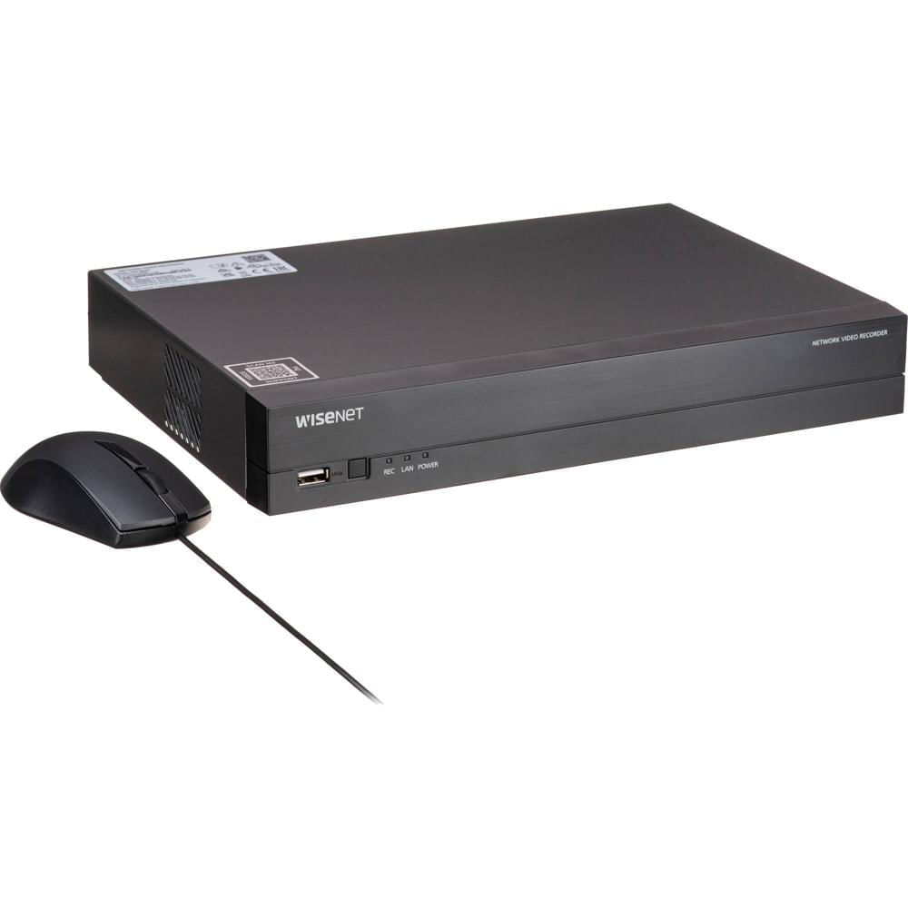 Hanwha Vision ARN-810S NVR de 8 Canales 8MP con 2TB HDD - Soporta hasta 8 Cámaras, Audio Bidireccion