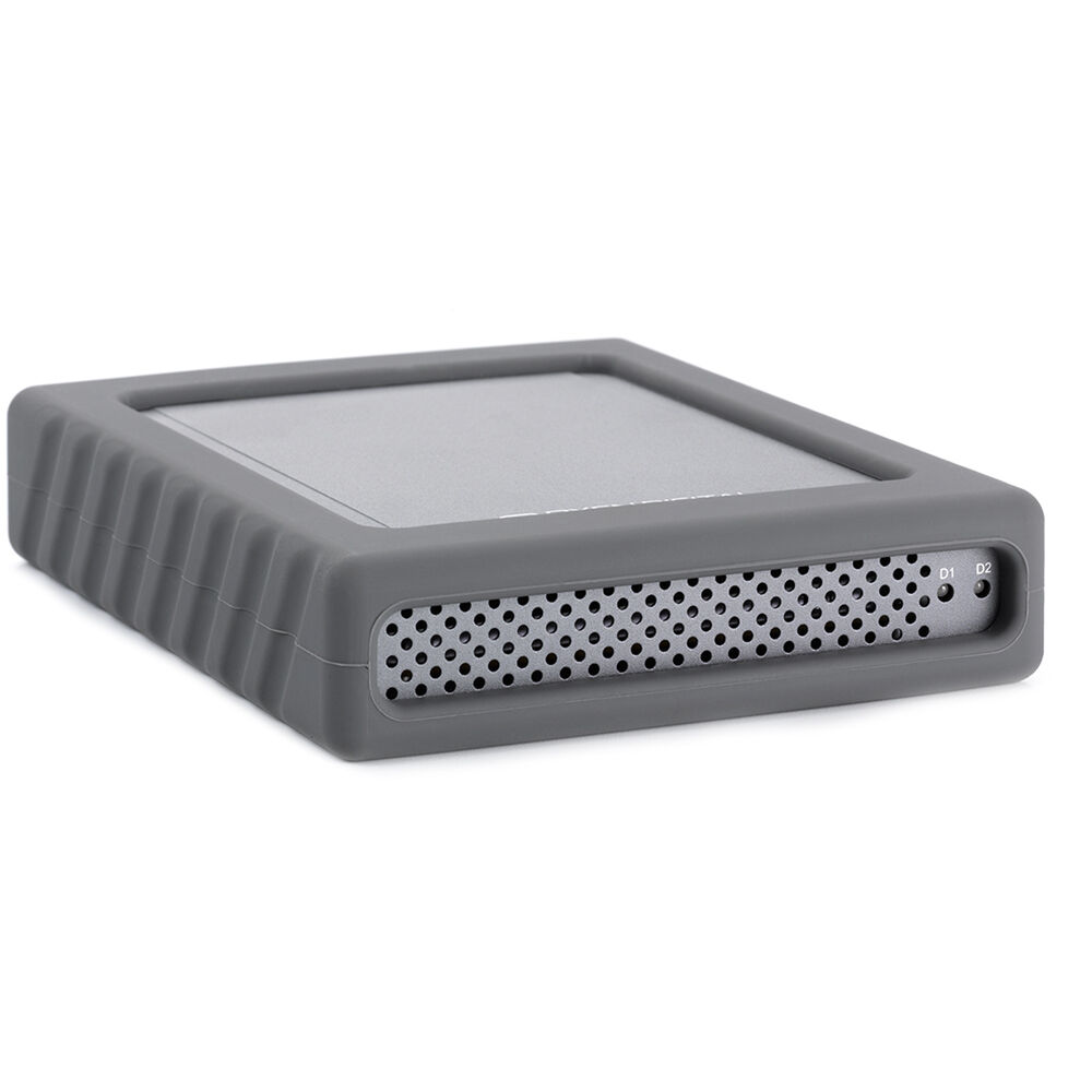 Oyen Digital MiniPro RAID V4 8TB 2-Bay SSD Portátil USB-C 3.2 Gen 2 con RAID 0, 1 & JBOD, Controlado