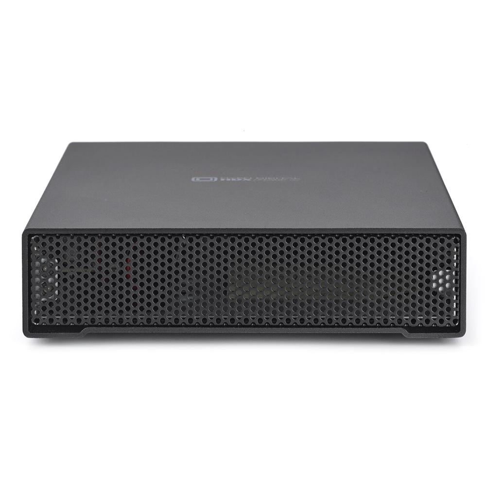 Oyen Digital HDX Pro C USB-C 3.1 Gen 2 Caja de Disco Duro con Lockbox (Sin HDD) - Compatible con Win