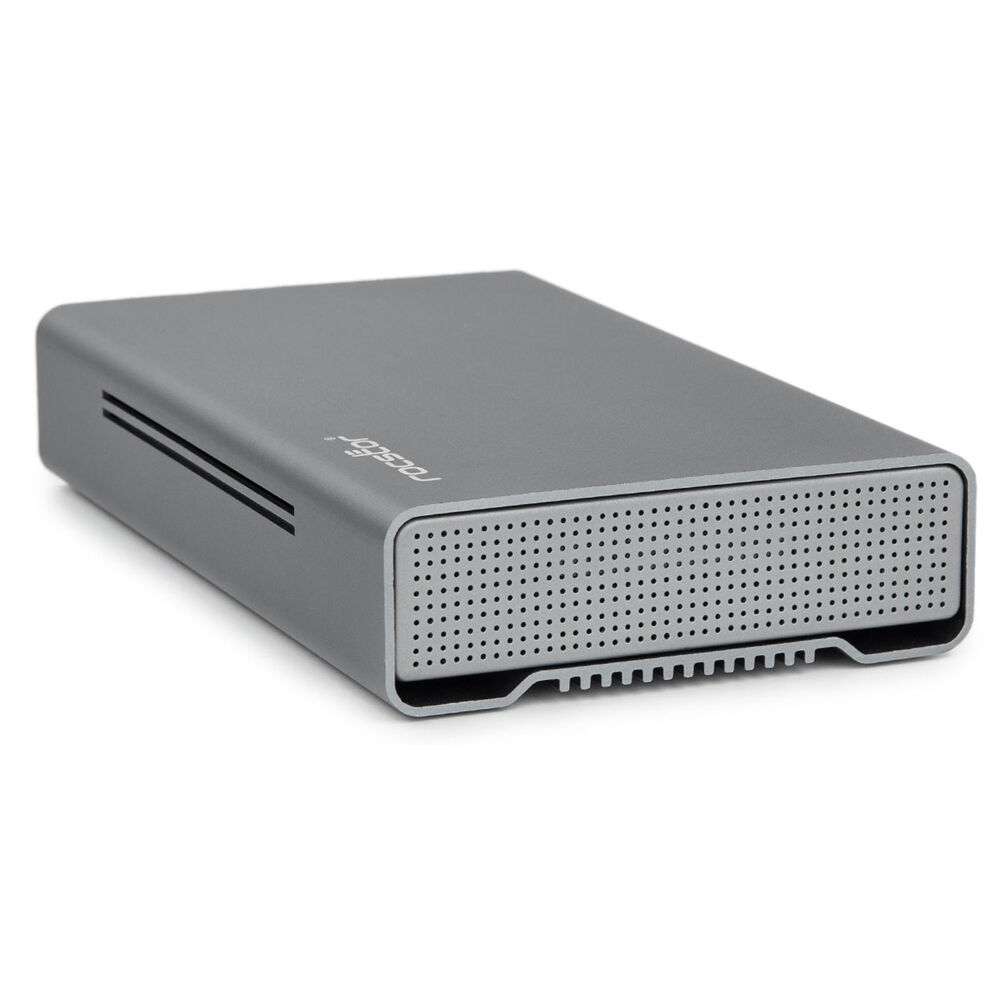 Rocstor 2TB Rocpro D90 SSD Externo - USB 3.2 Gen 2 Tipo-C, Hasta 10 Gb/s, Carcasa de Aluminio Ligera