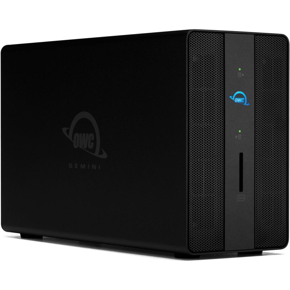 OWC 12TB Gemini Ultra X6: Estación de Acoplamiento RAID Thunderbolt 3 con 6 x 2TB SSD, 2 x Bahías SA