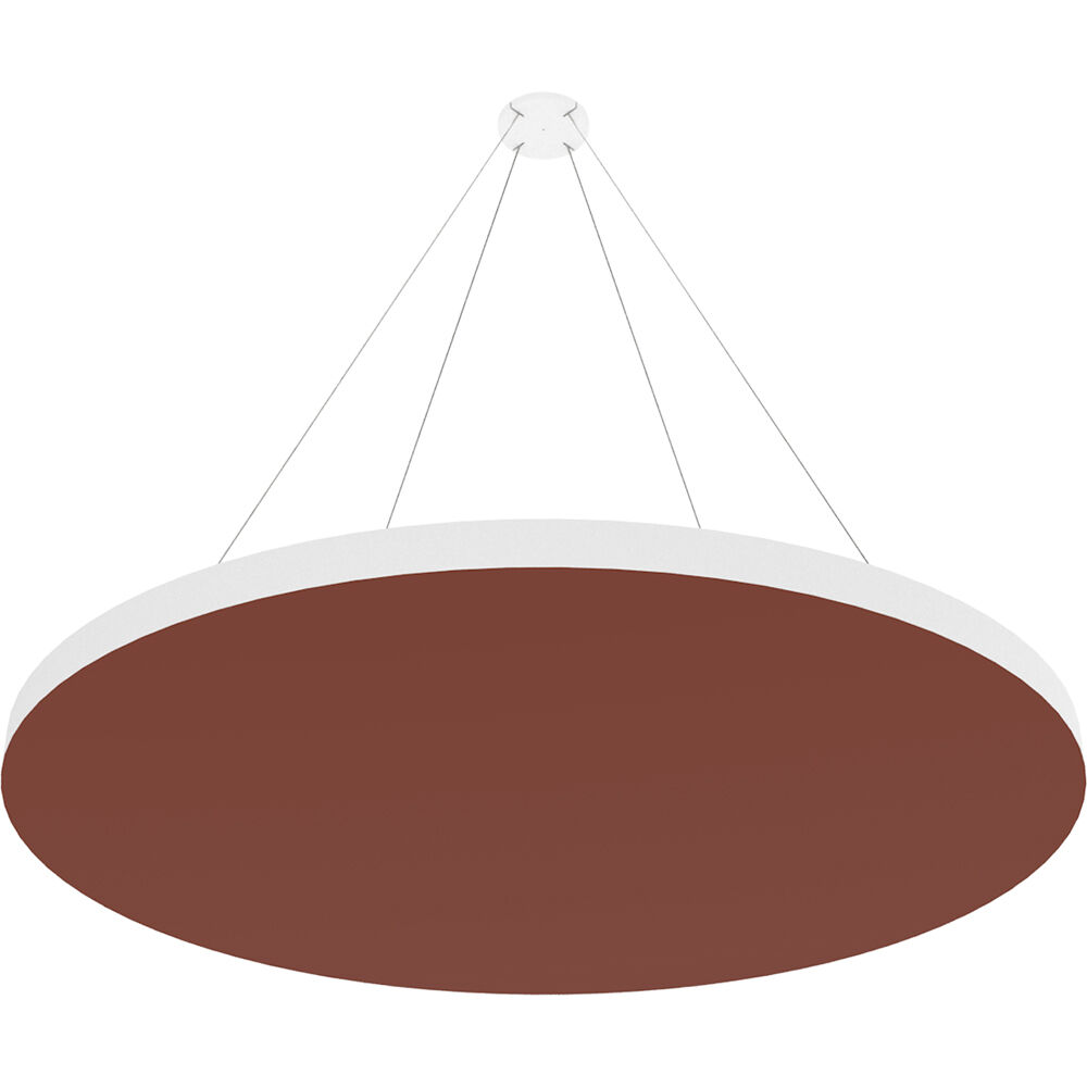 Vicoustic ViCloud VMT Flat (Redondo, Marrón, 4 Piezas) - Solución Acústica Ligera y Suspensión, Abso