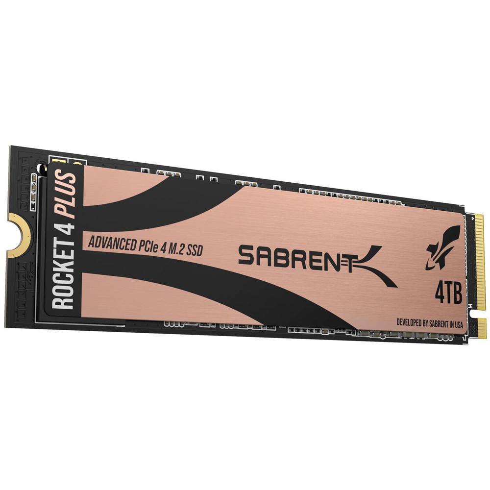 Sabrent 4TB Rocket 4 PLUS NVMe PCIe 4.0 M.2 2280 SSD - Velocidades de Lectura de hasta 7100 MB/s y E
