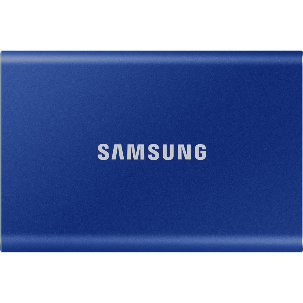 Samsung SSD Portátil T7 de 2TB (Azul Índigo) - USB 3.2 Gen 2, PCIe NVMe, Velocidades de Lectura hast