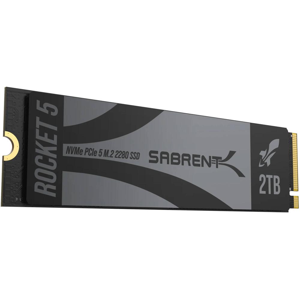 Sabrent 2TB Rocket 5 SSD Interno M.2 NVMe PCIe 5.0 - Hasta 14 Gb/s, Formato 2280, Optimizado para Di
