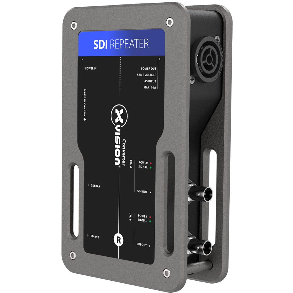 Repetidor SDI de Doble Canal Theatrixx Technologies xVision: Entradas y Salidas 3G/HD/SD, Resolución