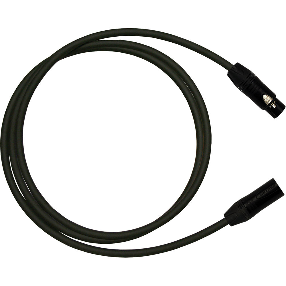 RapcoHorizon HOGMPRO-6 Cable de Micrófono XLR Pro de 6' (Negro) - Conectores Neutrik, Blindaje de Co