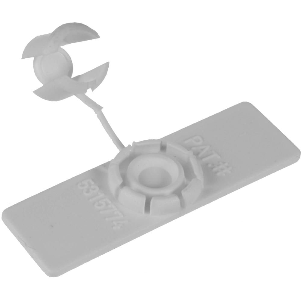 Rip-Tie U-20-050-W Marcador de Cables Unitag 50-Pack (Blanco) - Instalación Rápida y Fácil, Identifi