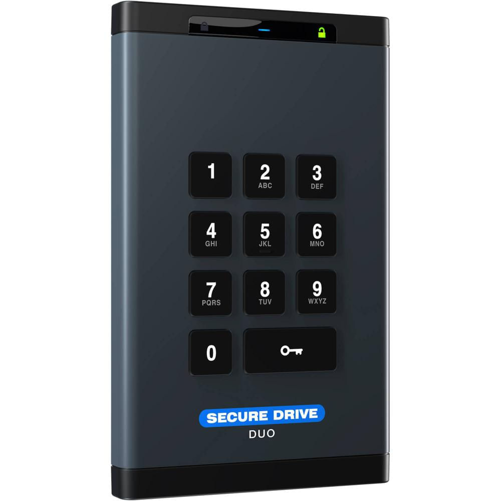 SecureData 1TB SecureDrive DUO SSD Externo Encriptado por Hardware USB 3.1 Gen 1 - Compatible con iO