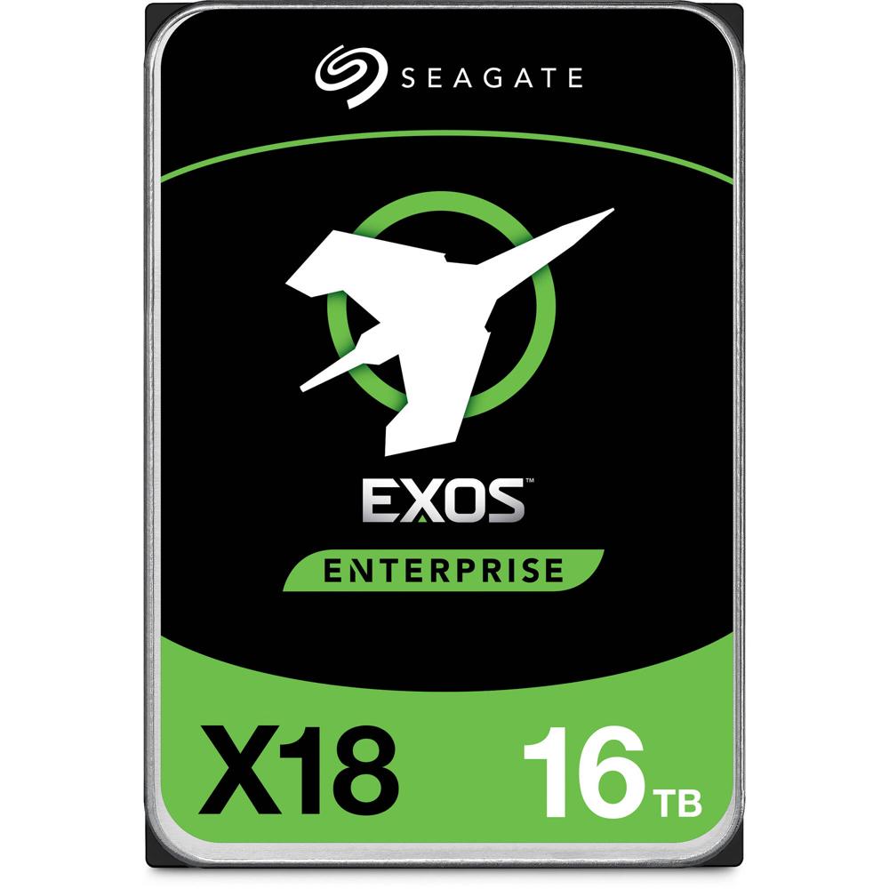 Seagate 16TB Exos X18 7200 rpm SATA III 3.5"" HDD Interno - 256MB Cache, 261 MB/s, 2,500,000 Horas MT