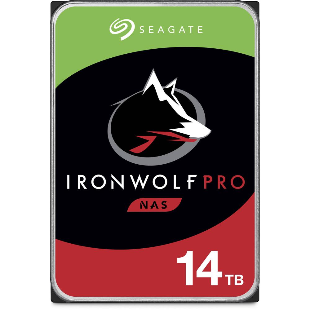 Seagate 14TB IronWolf Pro 7200 rpm SATA III 3.5"" HDD Interno NAS (CMR) - 256MB Cache, 270 MB/s, 550T