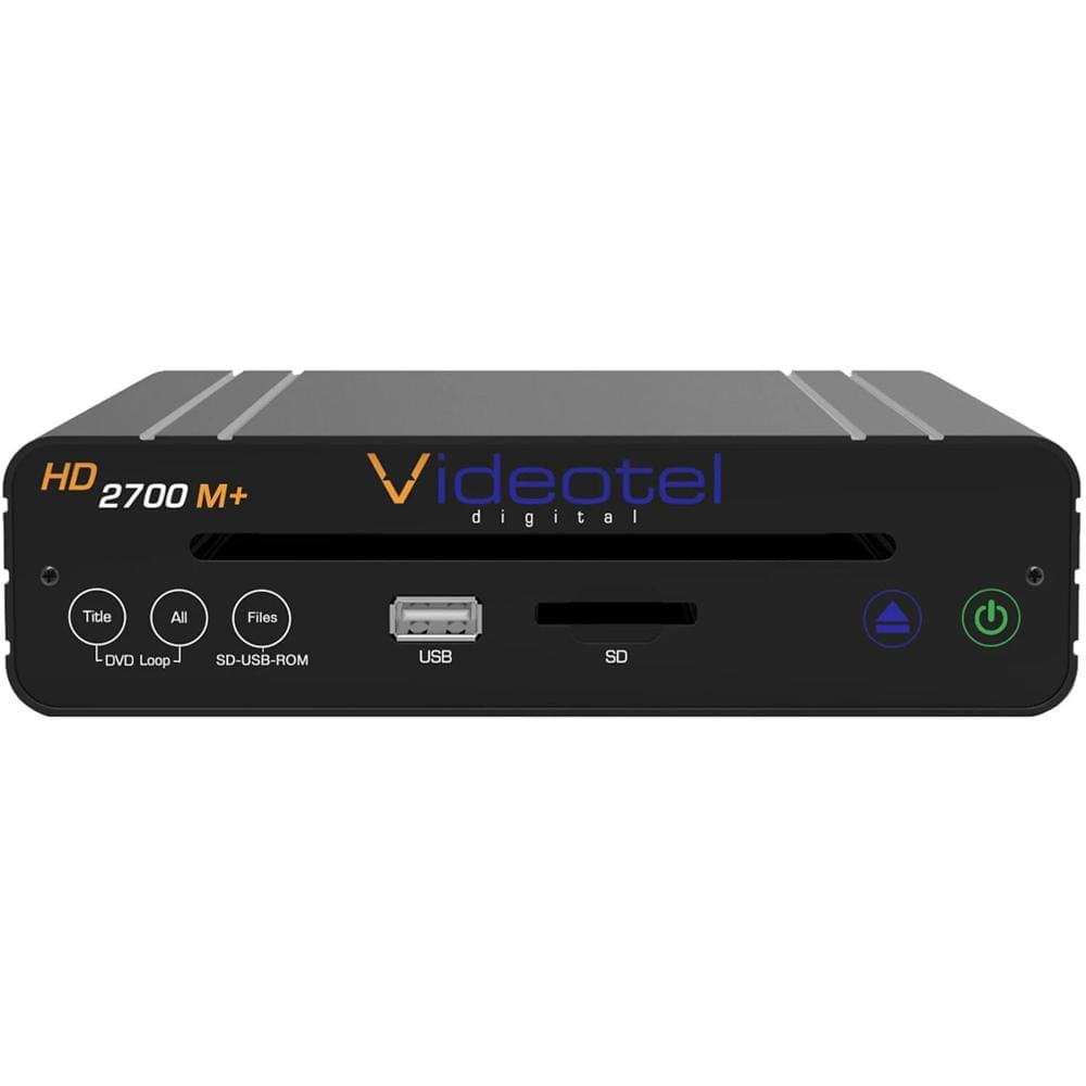 Videotel Digital Reproductor de DVD y Medios Digitales Industrial - Búfer de Contenido en RAM, No Re