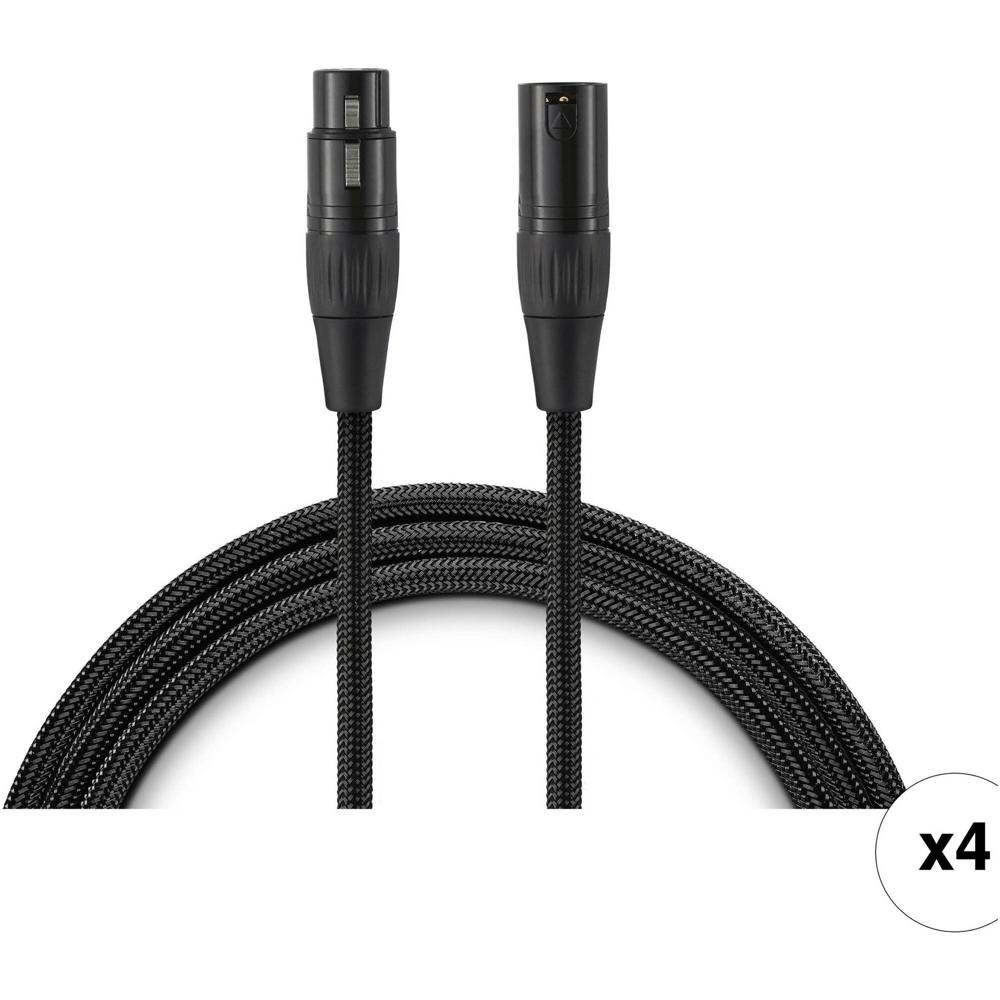 Warm Audio Premier Series Balanced XLR Cable (4-Pack, 15')