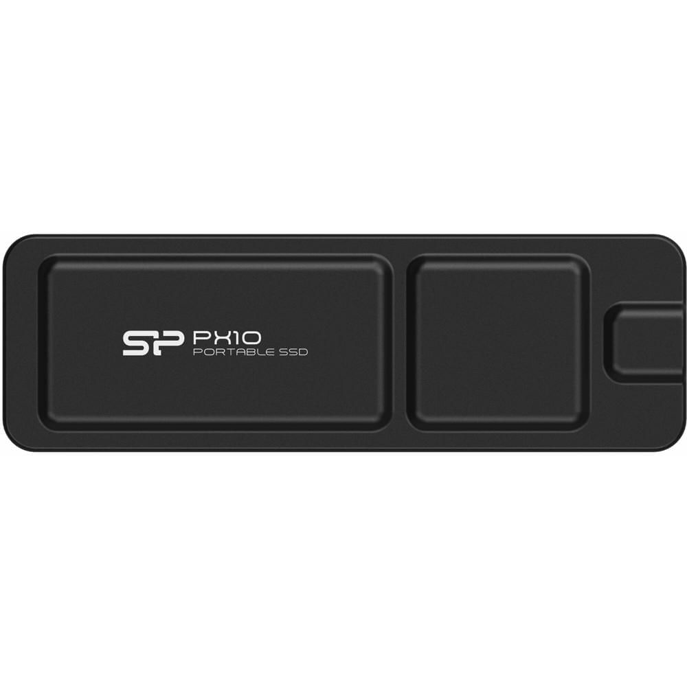 Silicon Power 512GB PX10 SSD Portátil USB-C 3.2 Gen 2 (Negro) - 10 Gb/s, 1050 MB/s, Compatible con P