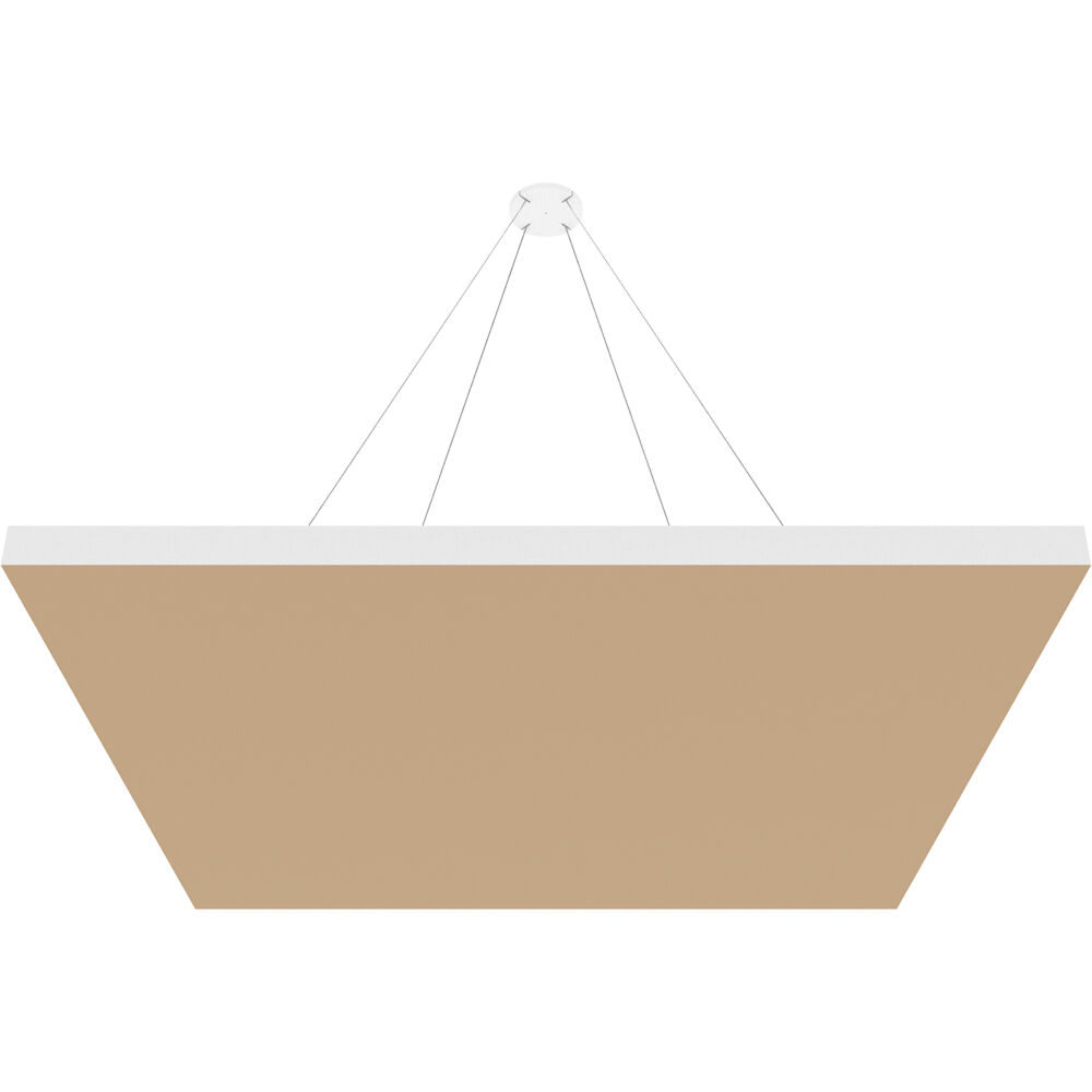 Vicoustic ViCloud VMT Flat (Cuadrado, Beige, 4 Piezas) - Solución Acústica Ligera que Absorbe Frecue