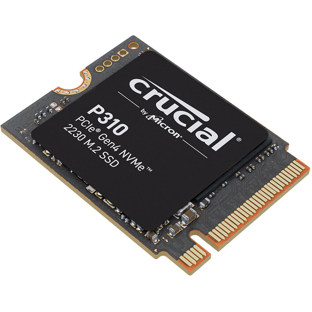 Crucial 1TB P310 Gen 4 M.2 2230 PCIe NVMe SSD - 7100 MB/s Lectura, 6000 MB/s Escritura, 1.5 Millones