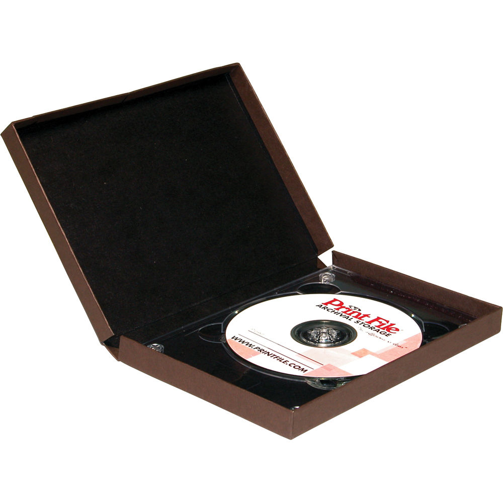 Folios Clamshell para CD Individual (Marrón) - Print File