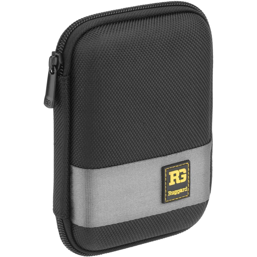 Funda Portátil para Disco Duro Ruggard HCY-PVB - Exterior Duro, Interior Suave, Con Bolsillo de Mall