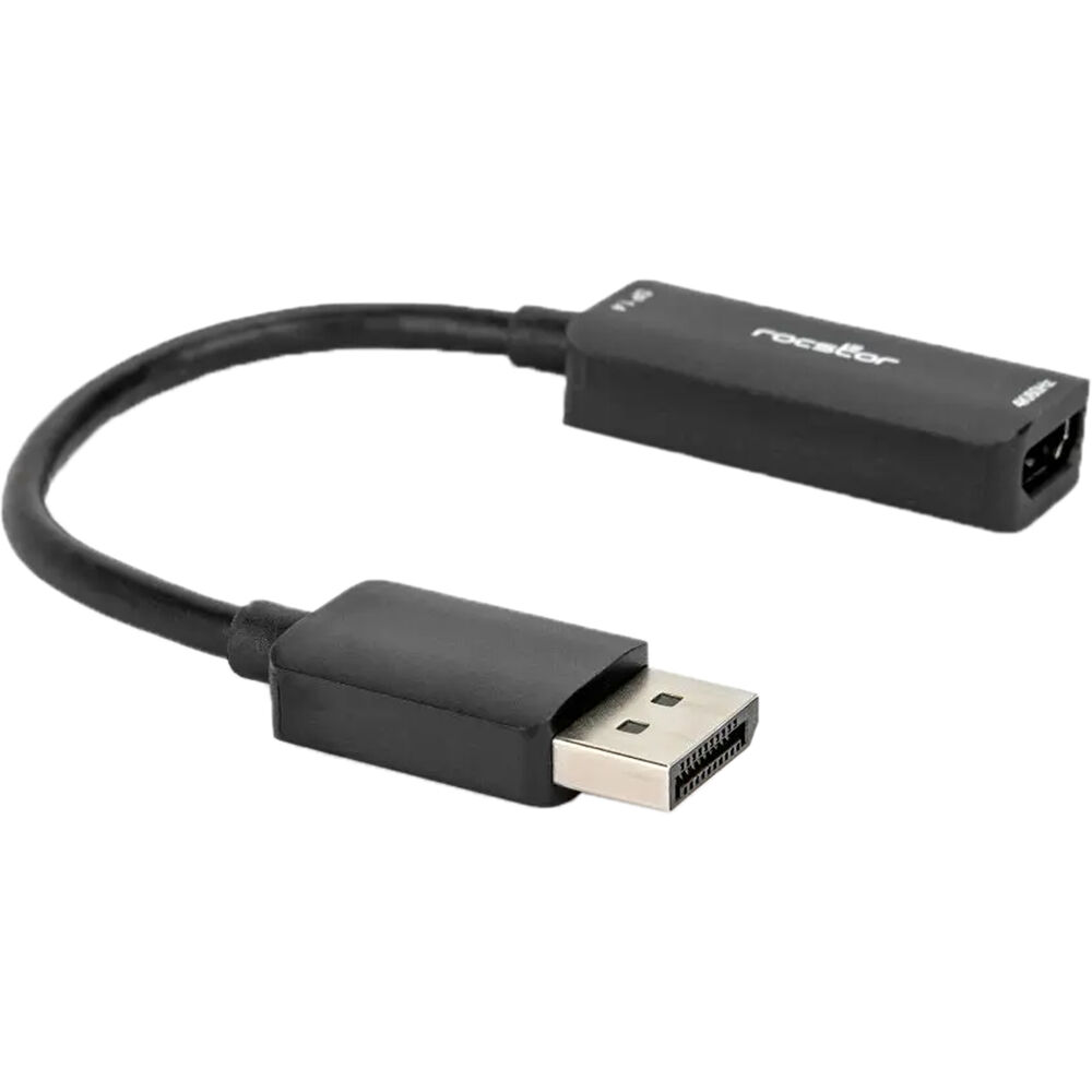 Rocstor Adaptador de Video Activo DisplayPort 1.4 a HDMI 2.0 - Resolución 3840 x 2160 a 60 Hz, Sopor