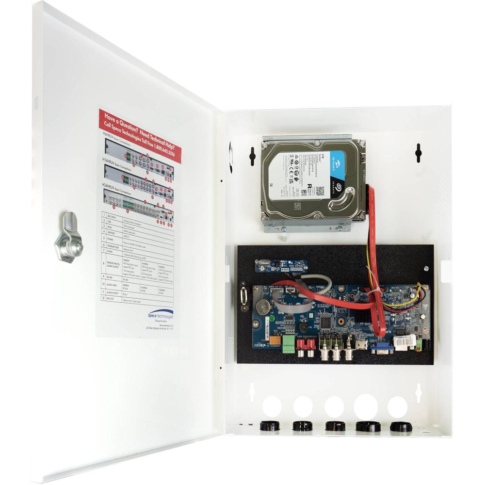 Speco Technologies H16WHRLN 16-Channel Wall Mount Hybrid DVR with 4TB HDD