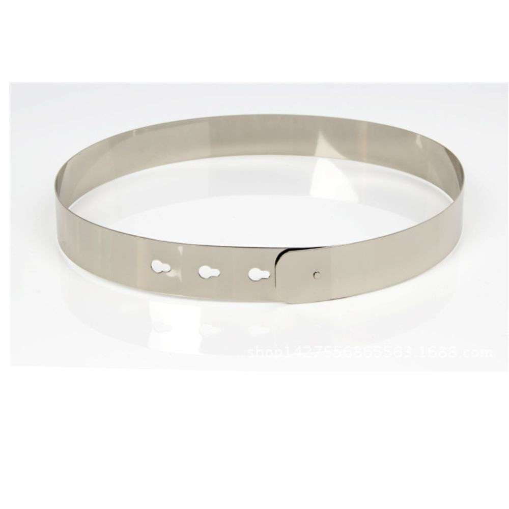 Cinturón Metálico Circular Olse | Plateado