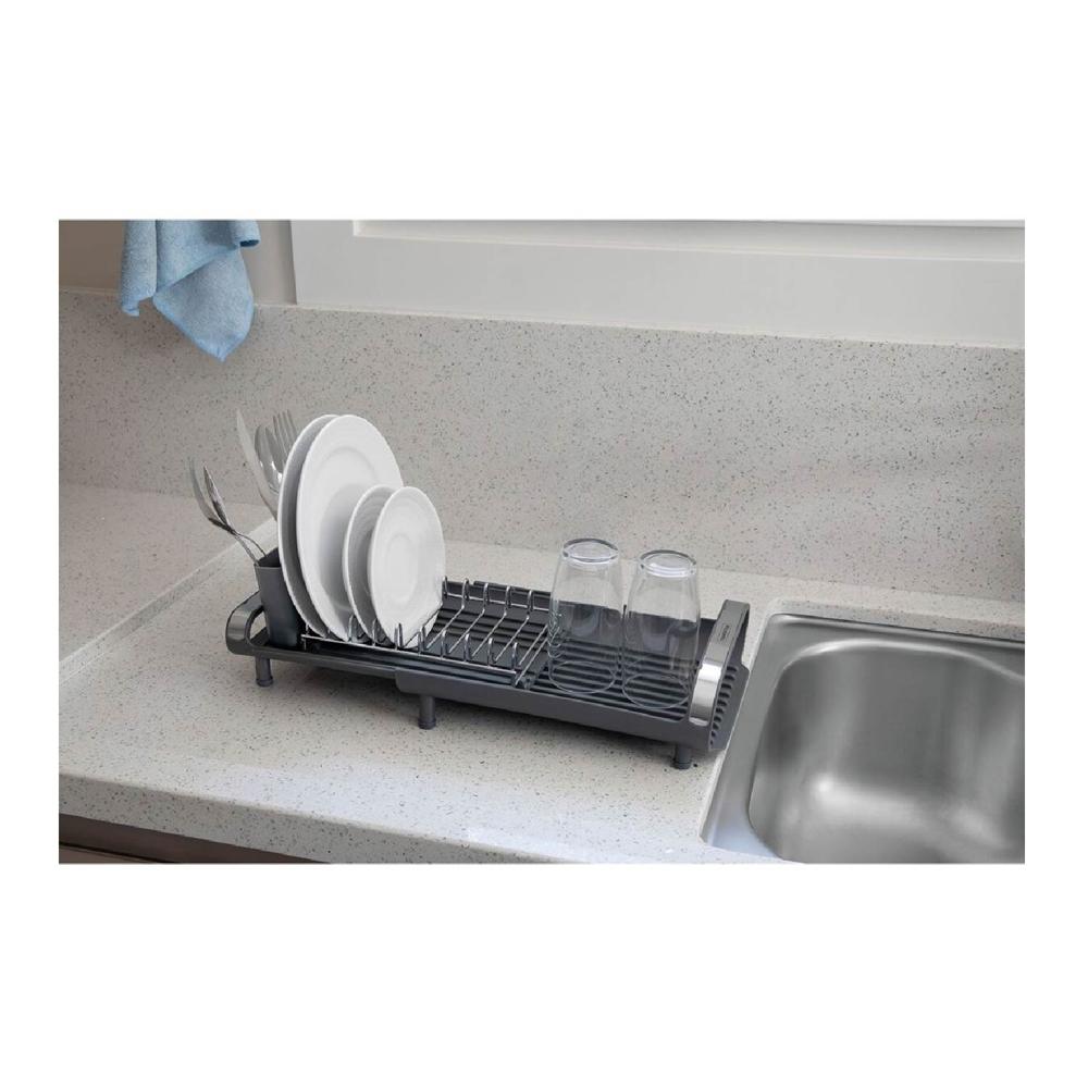 Miniescurridor de Vajilla TRAMONTINA con Secador y Portacubiertos Grafito