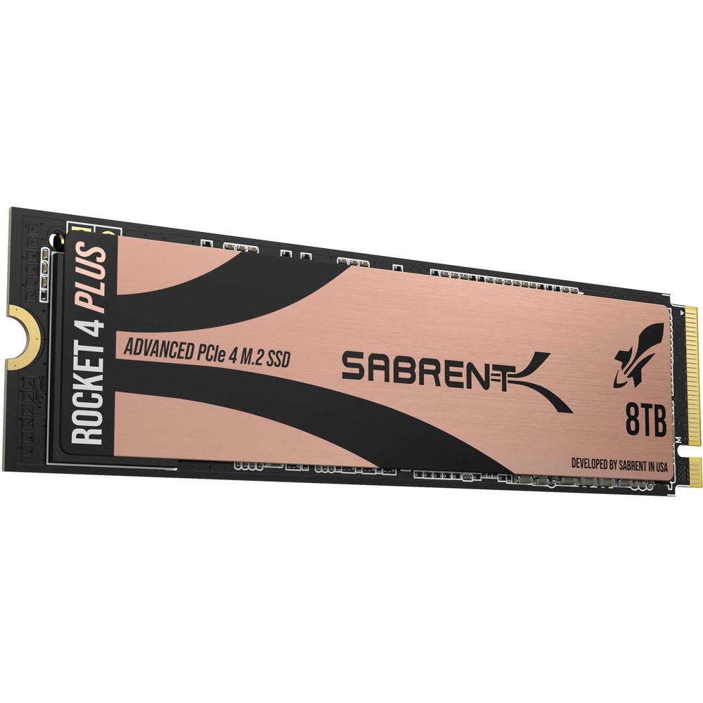 Sabrent 8TB Rocket 4 PLUS NVMe PCIe 4.0 M.2 2280 SSD - Velocidades de Lectura de hasta 7000 MB/s y E