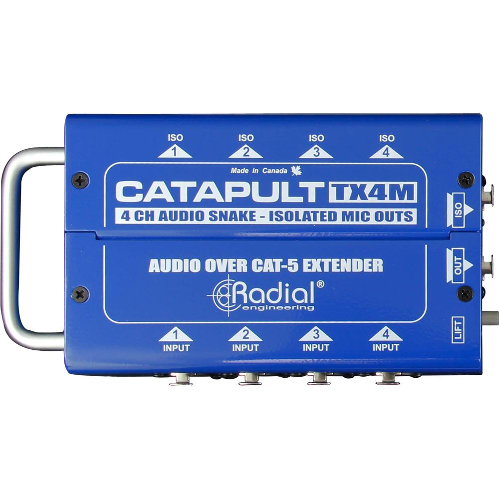 Radial Engineering Catapult TX4L: Transmisor de Audio de 4 Canales para Enrutamiento de Señales de N