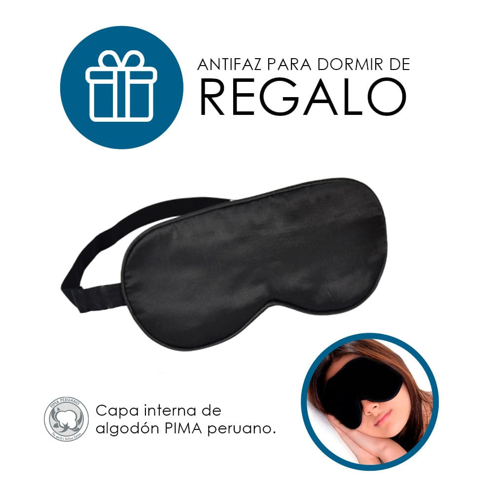 Almohada Embarazo Lactancia Memory Foam Gel Celeste y Regalo Antifaz  Teraflex