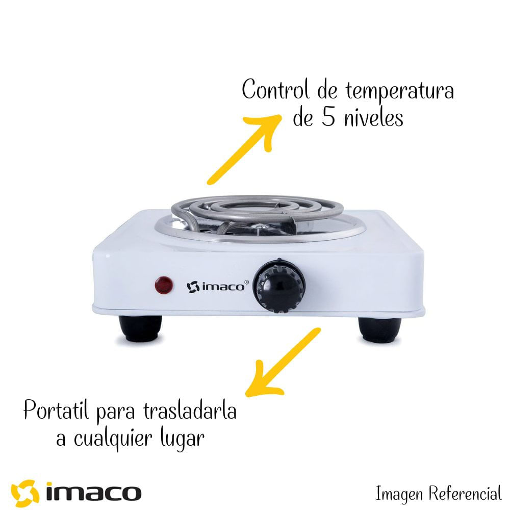 Cocina Electrica Imaco 1 de Hornilla HP1000