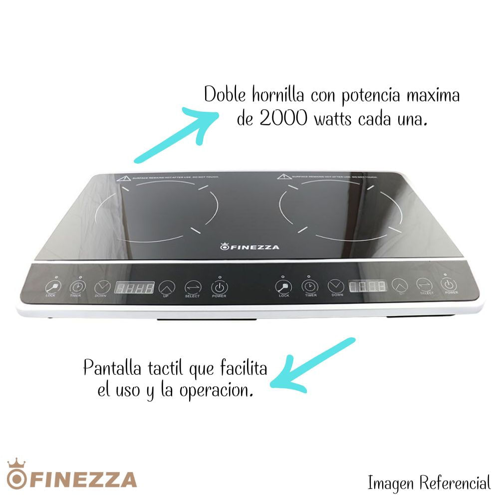 Cocina De Inducción Finezza de 2 Hornillas FZ-310IN2