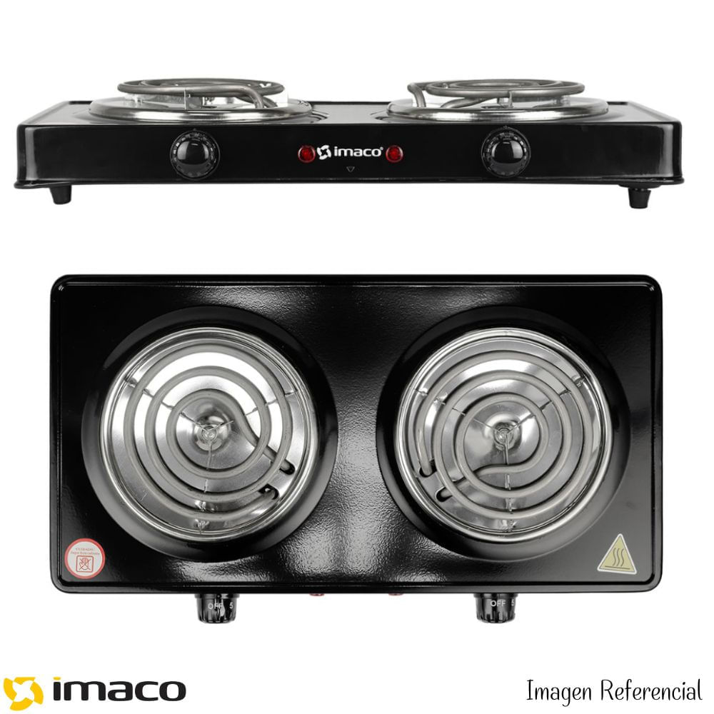 Cocina Electrica Imaco de 2 Hornillas HP1400